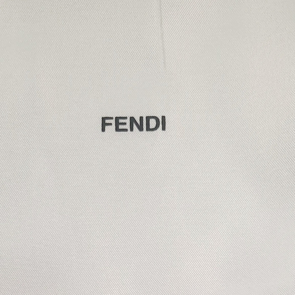 Fendi Dust Bag Travel Storage With Drawstring White 13” X 13” - Picture 2 of 3